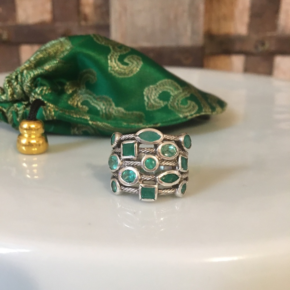 🌳🕊EMERALD ring - Picture 3 of 5
